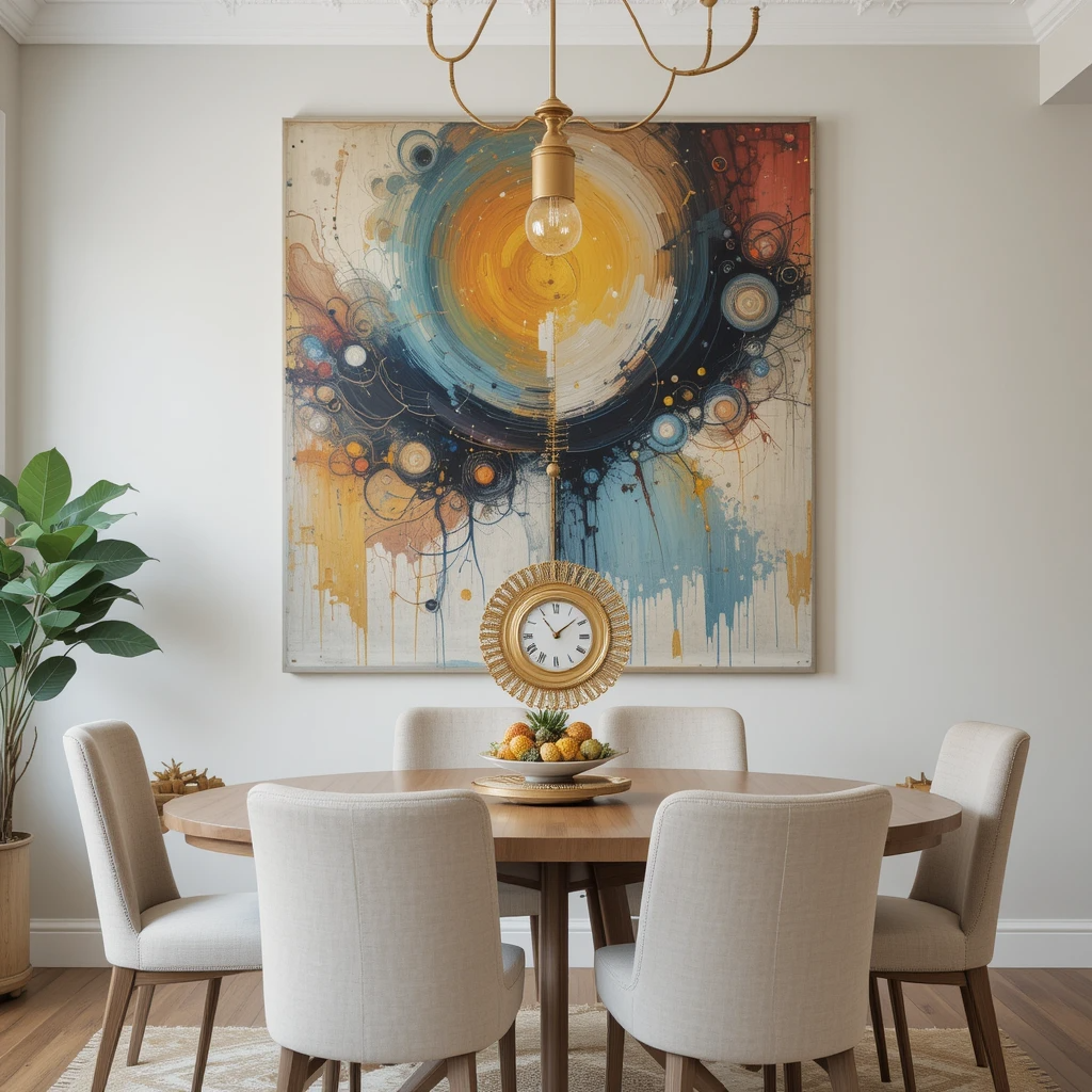 Statement Art Pieces-Dining Room Wall Decor Ideas to Transform Your Space