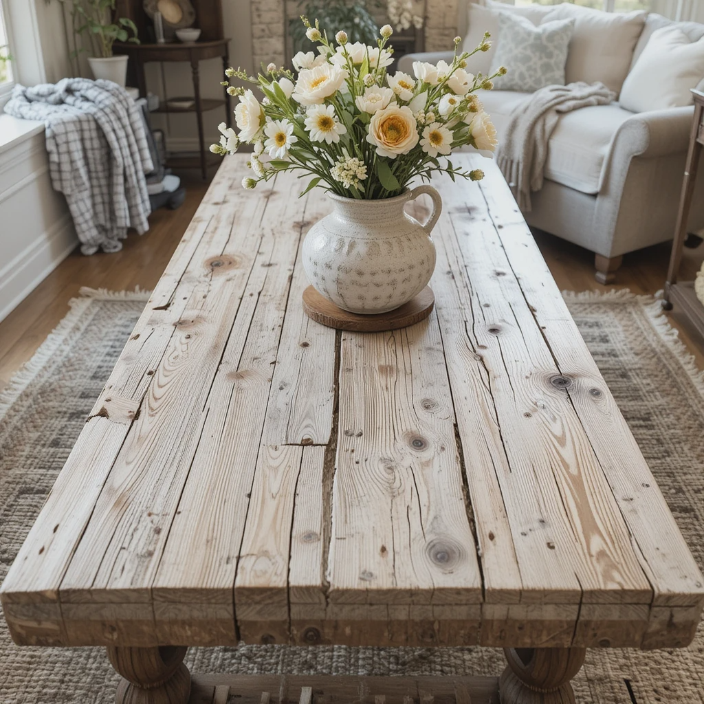 Rustic Farmhouse Coffee Table