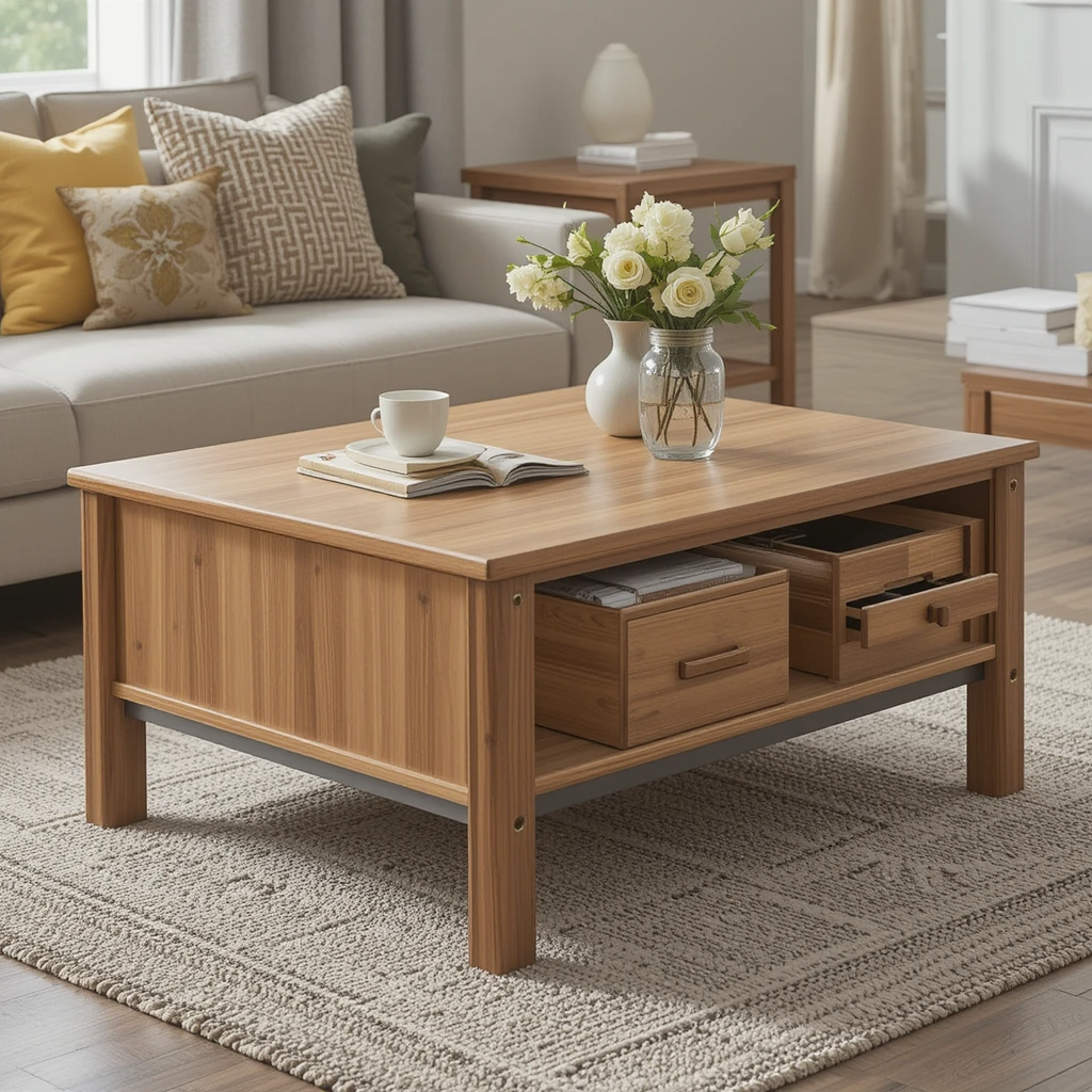 Storage-Friendly Coffee Table
