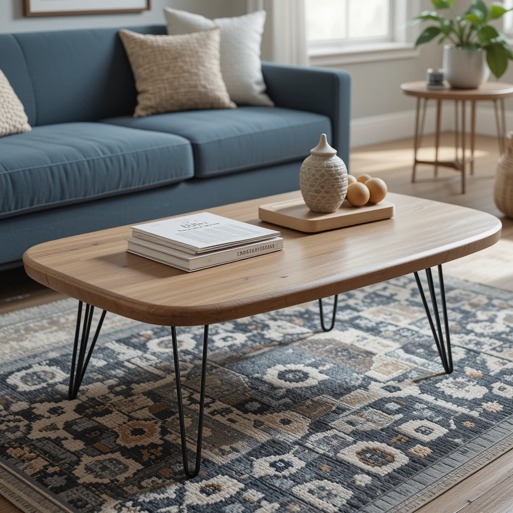 Hairpin Leg Coffee Table